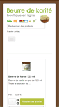Mobile Screenshot of beurre-de-karite.net